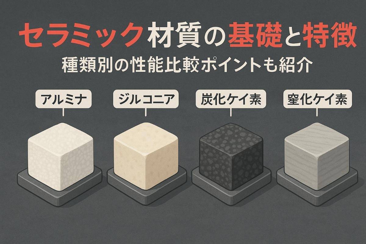 セラミックの材質に関する基礎知識と特徴を徹底解説！主要種類と用途別の性能比較ポイント