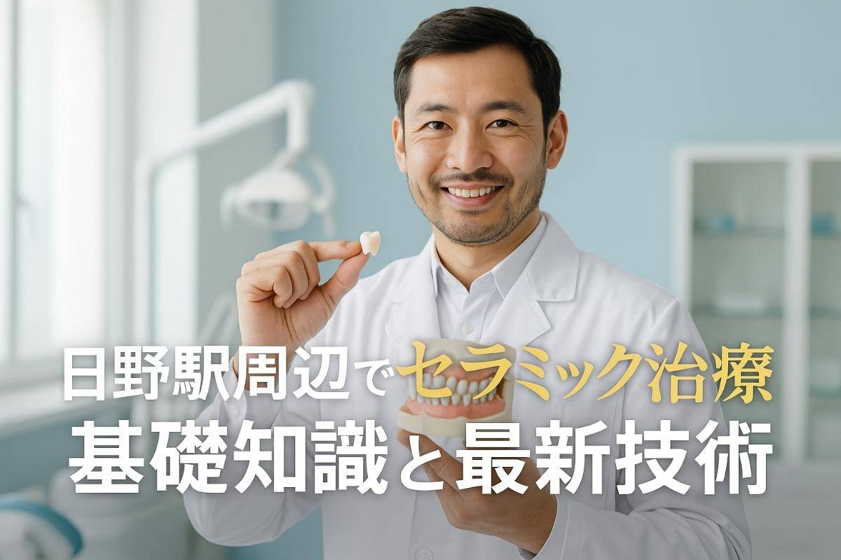 日野駅周辺でセラミック治療の基礎知識と最新技術｜クリニック選びのポイントも解説