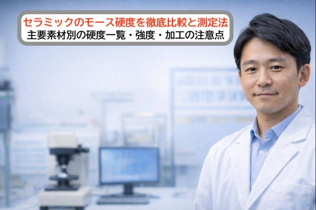 セラミックのモース硬度を徹底比較と測定法｜主要素材別の硬度一覧・強度・加工の注意点