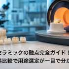 セラミックの融点完全ガイド！材料比較で用途選定が一目で分かる